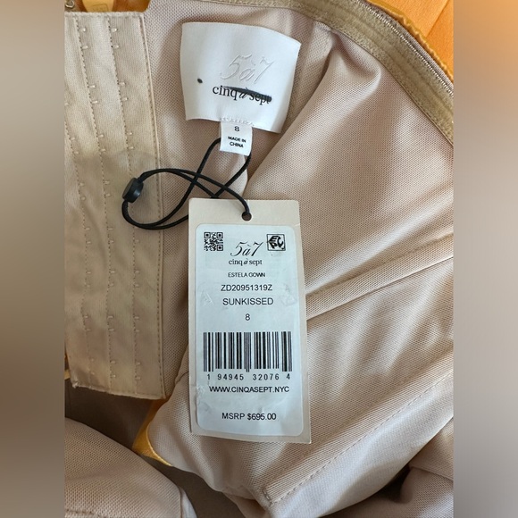 Cinq à Sept Estela Side Slit Gown - Picture 11 of 11